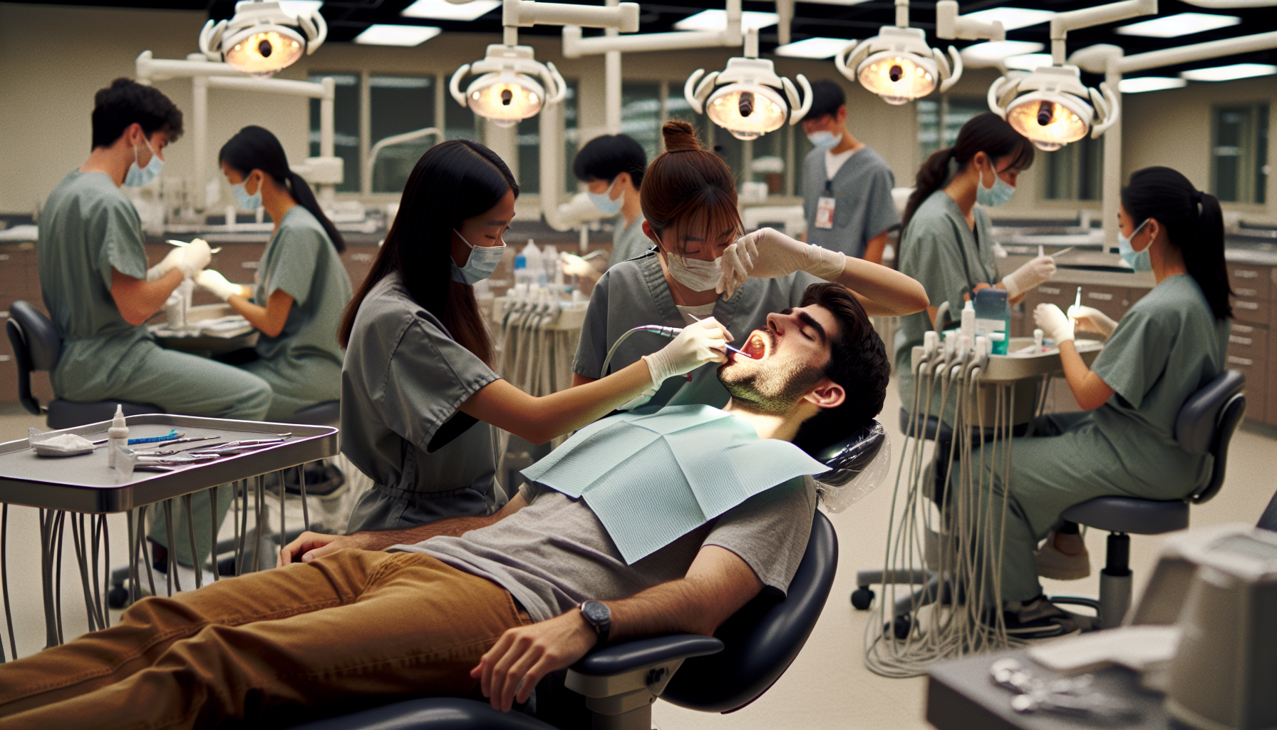 University of Iowa Dental Students Aid Free Coralville Clinic