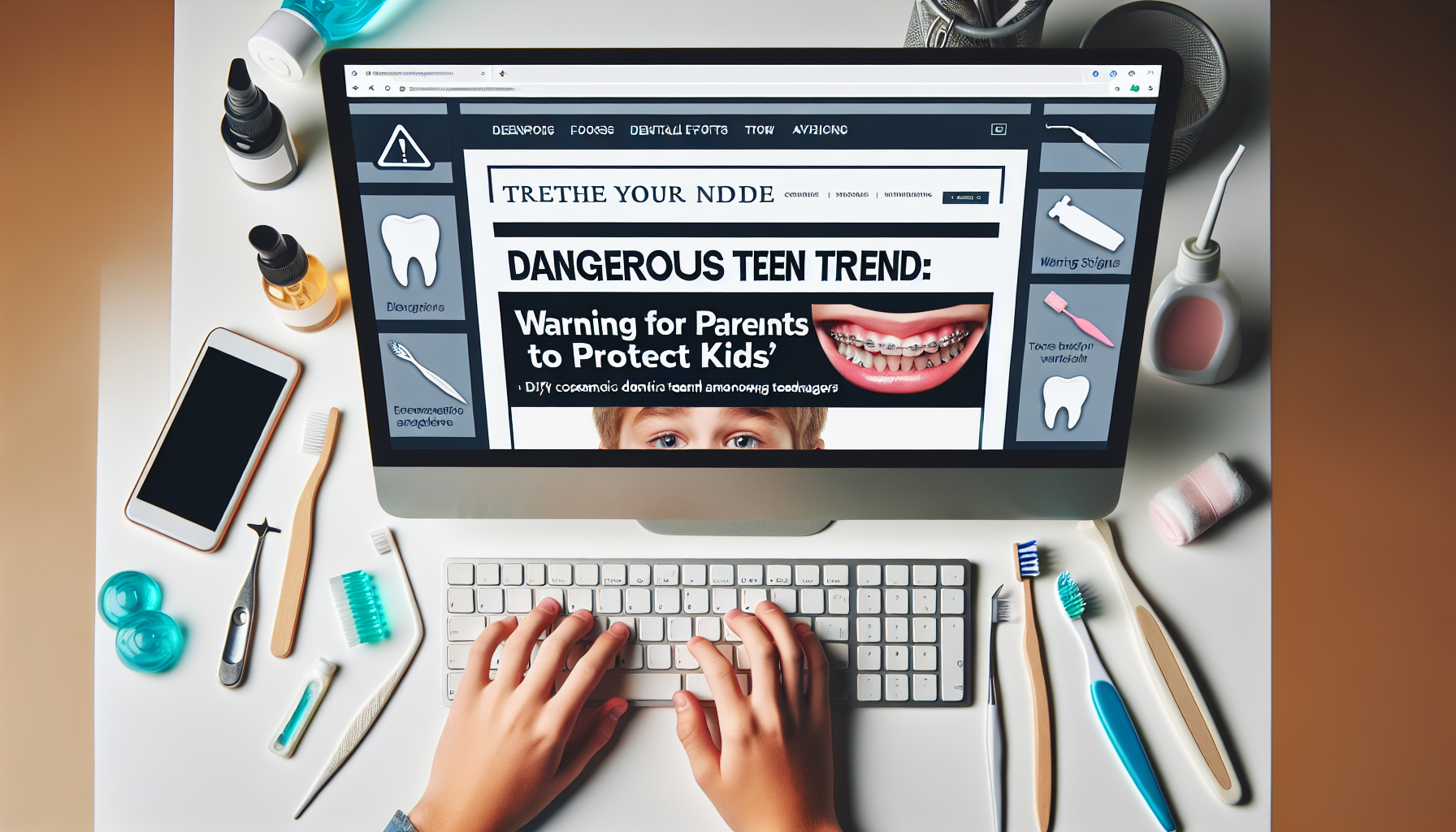 Dangerous Teen Trend Warning Parents Urged to Protect Kids Teeth