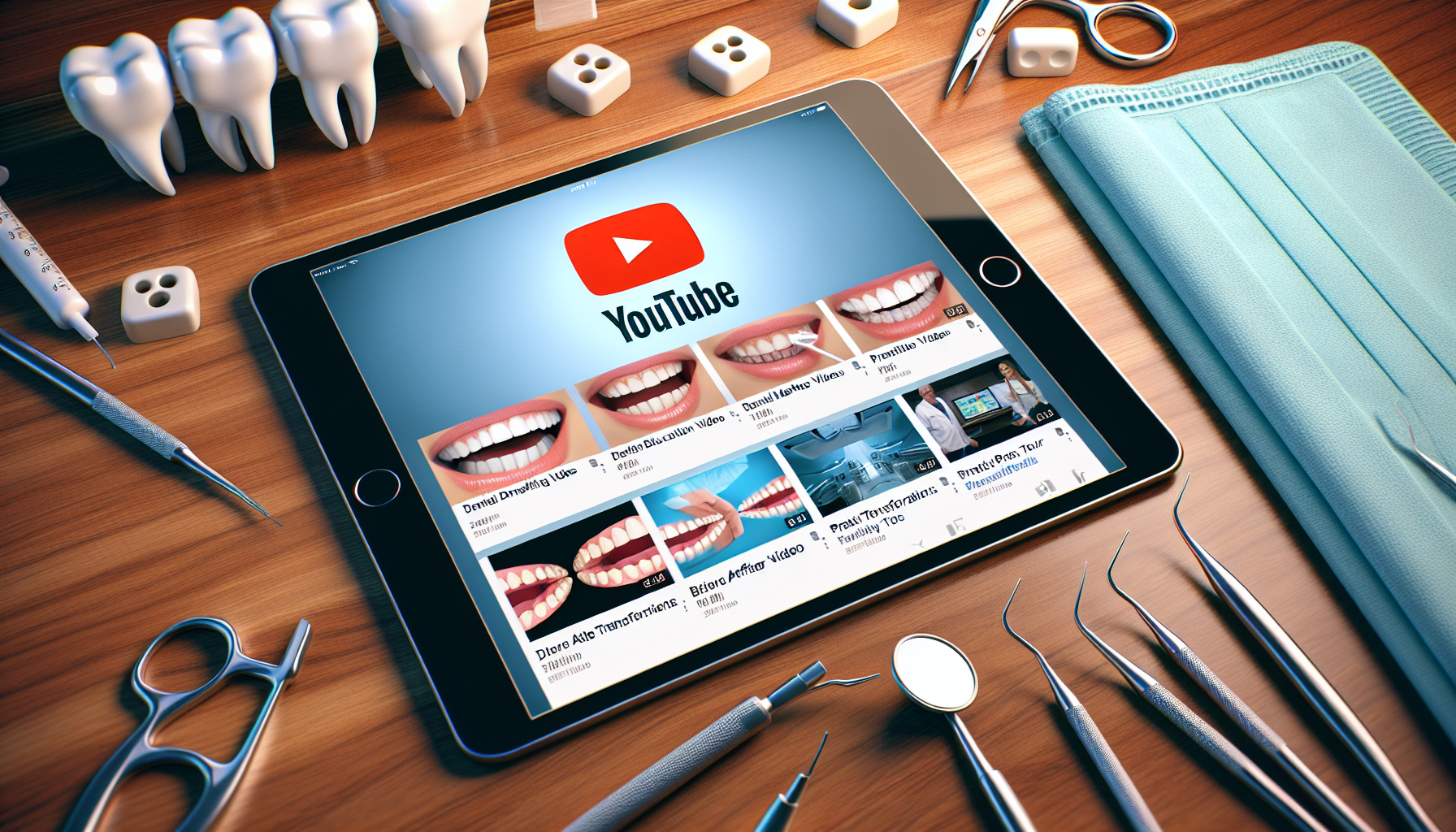 YouTube App on iPad Air Boosts Dental Marketing Success